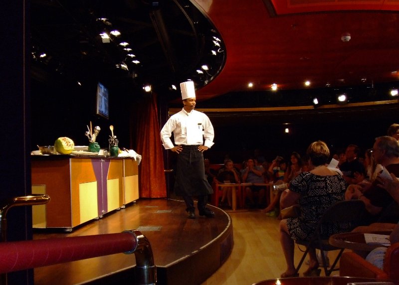 014_DSCF0608b.jpg - Cooking demo -- mostly we just ate it and didn't worry about preparation!