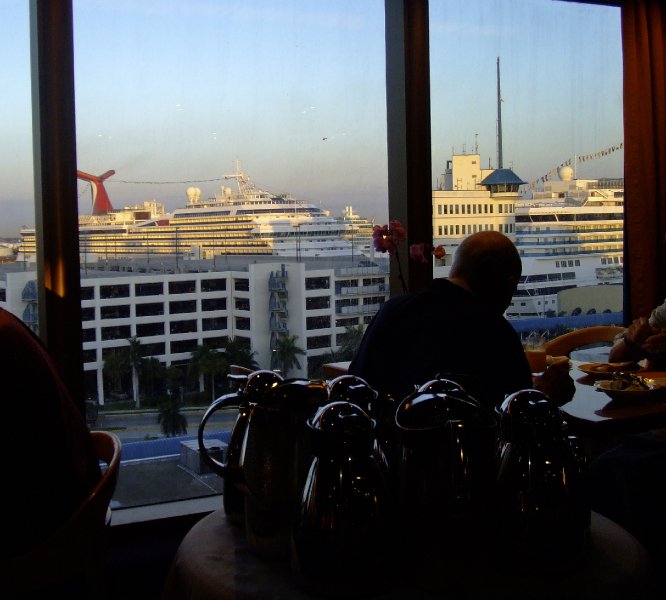 002_DSCF0743b.jpg - And we end as we began:  Overlooking Port Everglades while eating