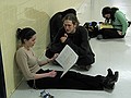 Would you stop reading the script and listen to me about my meditation technique?
